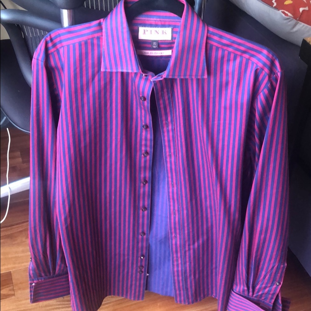 Thomas Pink striped shirt